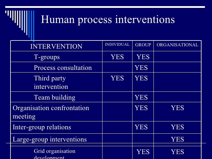 human process interventions human process interventions